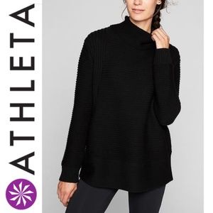 Athleta Merino Sweater Black Style 870512